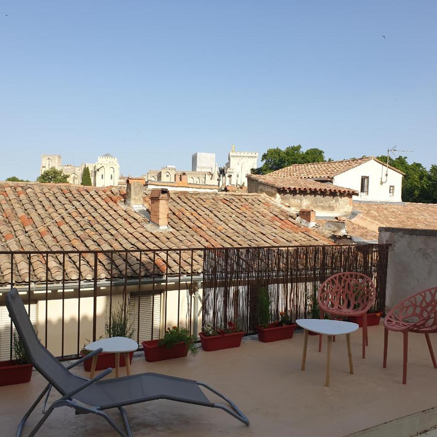 Maison intra muros, terrasses avec vue jaccuzzi et garage Avignon Extérieur photo