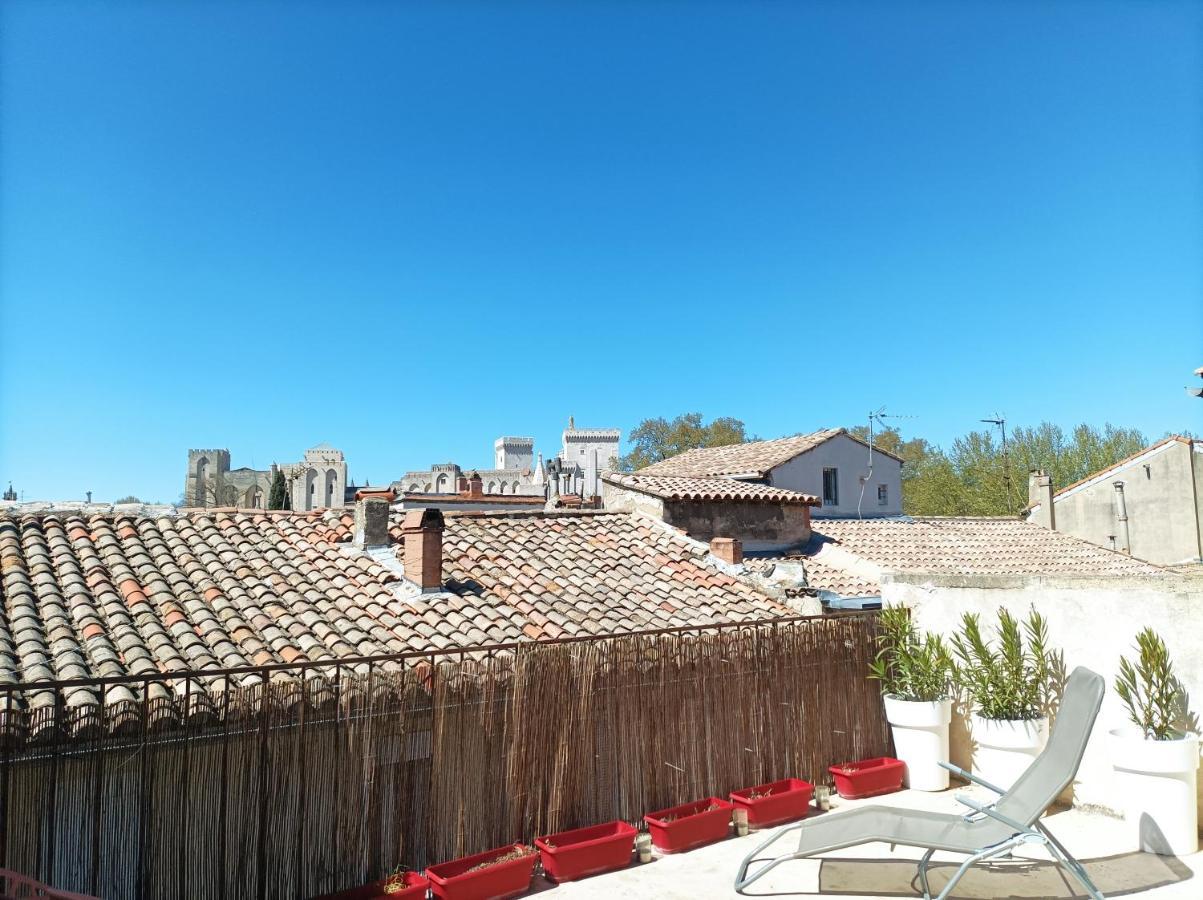 Maison intra muros, terrasses avec vue jaccuzzi et garage Avignon Extérieur photo